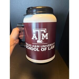 Texas A&M School of Law WHIRLEY Jug Tankard Insulated Mug 100 OZ. Very Large